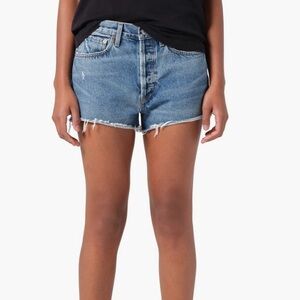 Agolde Blue Jean Shorts